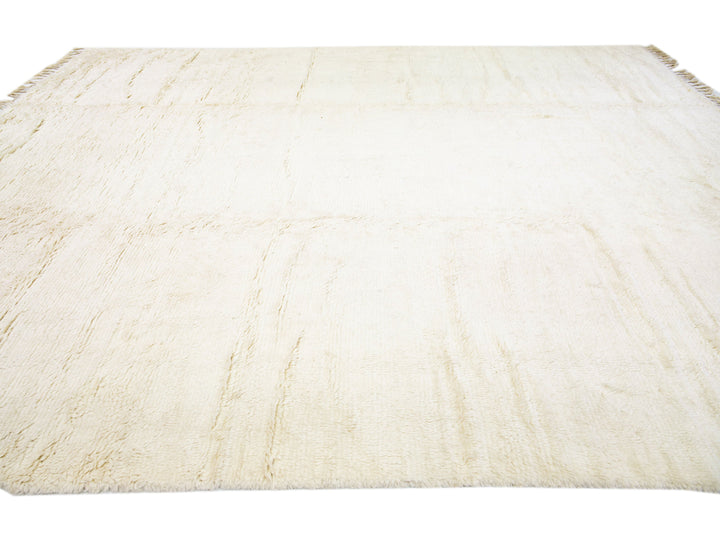 Modern Moroccan Wool Rug 12 X 15