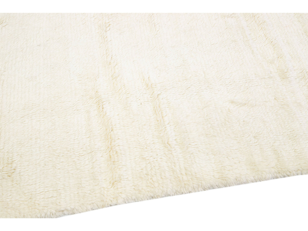 Modern Moroccan Wool Rug 12 X 15