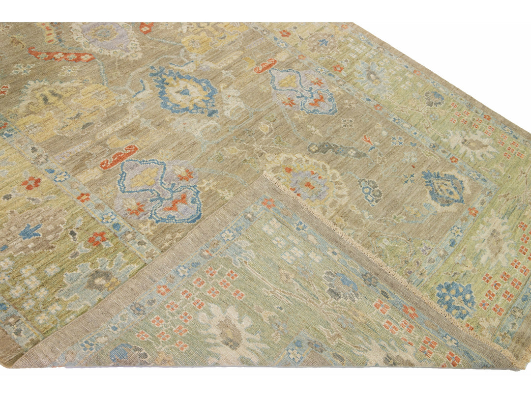 Modern Sultanabad Wool Runner 7 X 23