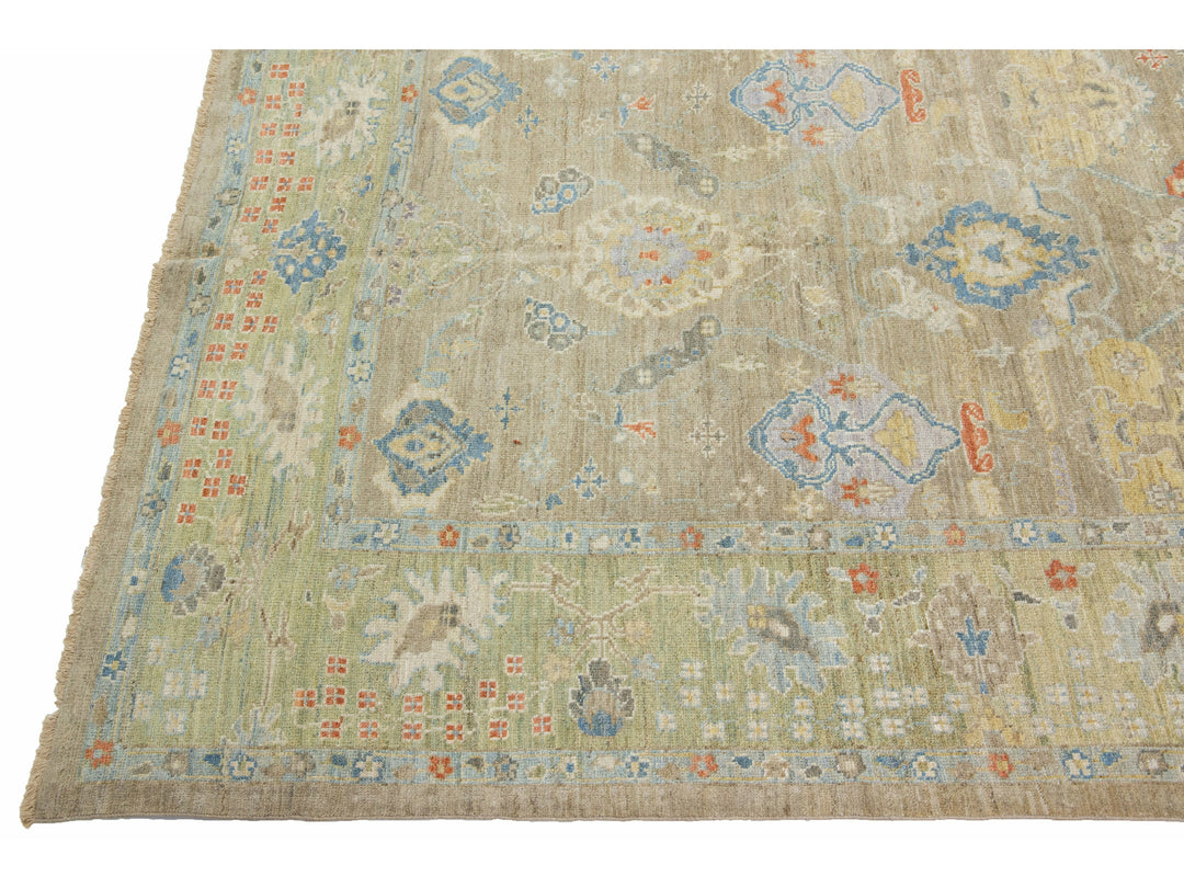 Modern Sultanabad Wool Runner 7 X 23