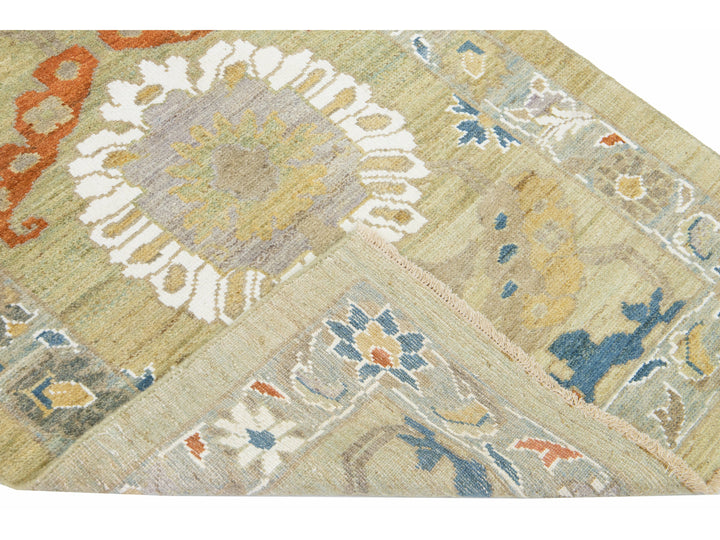 Modern Sultanabad Wool Runner 3 X 20
