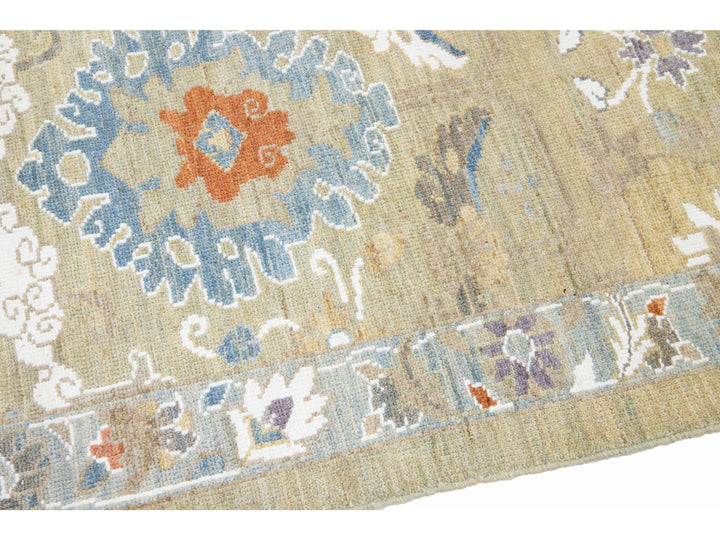 Modern Sultanabad Wool Runner 3 X 20