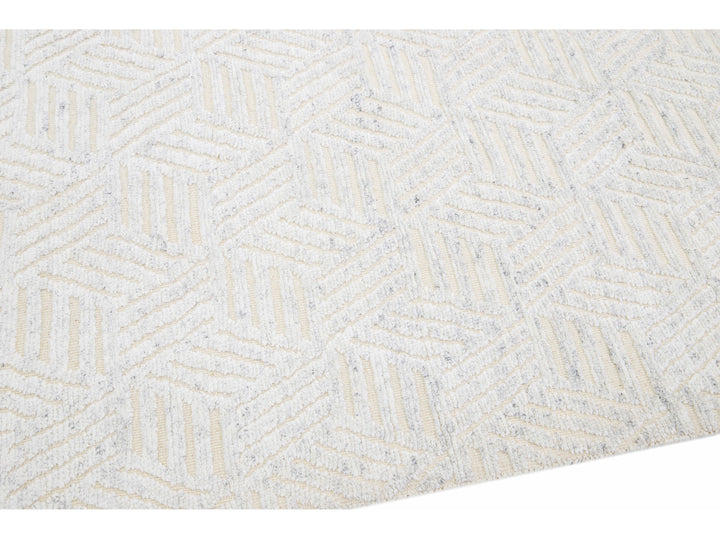 Modern Moroccan Wool Rug 10 X 14