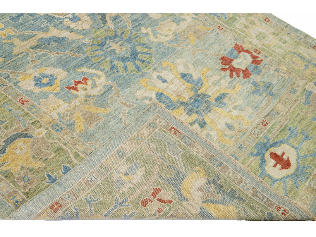 Modern Sultanabad Wool Runner 7 X 26