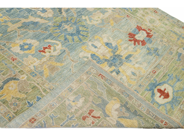 Modern Sultanabad Wool Runner 7 X 26