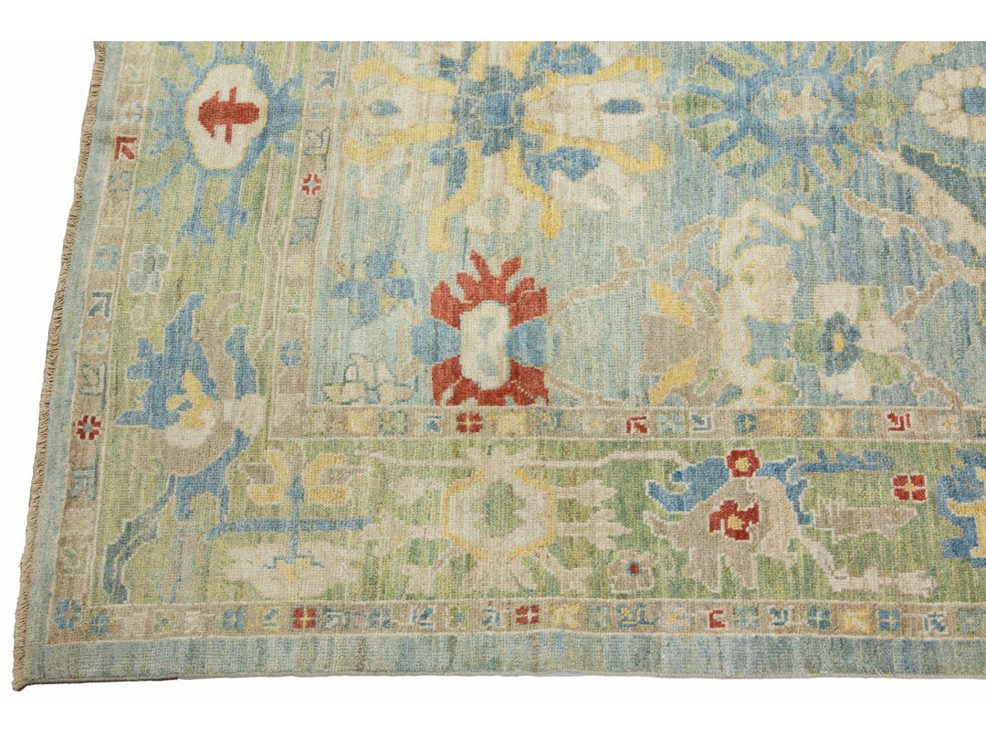 Modern Sultanabad Wool Runner 7 X 26