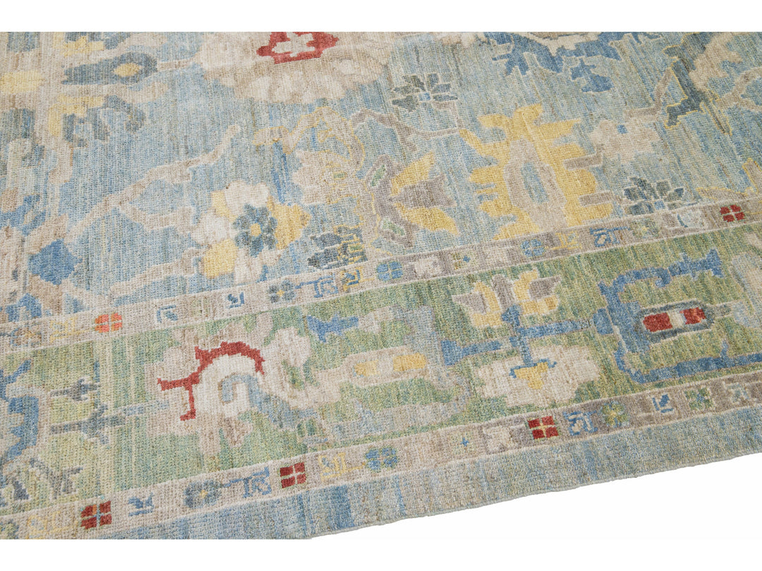 Modern Sultanabad Wool Runner 7 X 26