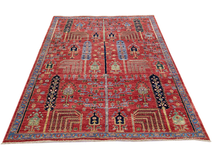 Modern Bidjar Wool Rug 5 X 8