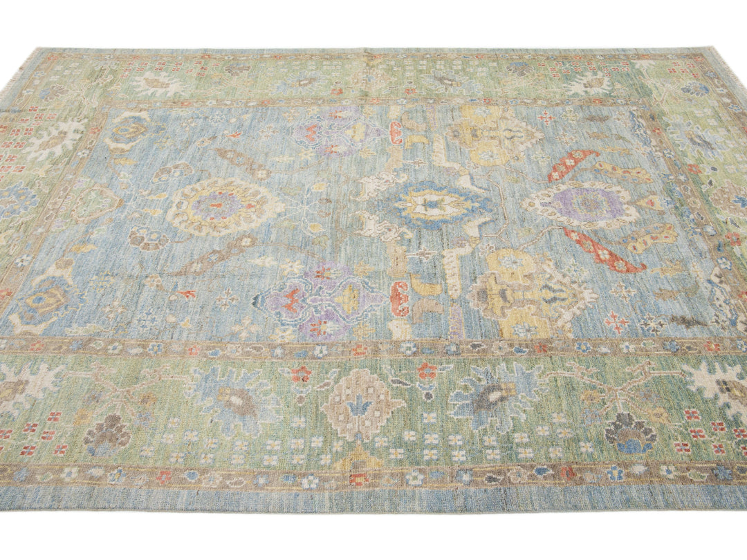 Modern Sultanabad Wool Rug 7 X 10