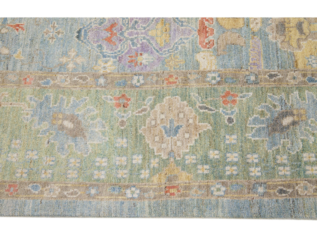 Modern Sultanabad Wool Rug 7 X 10