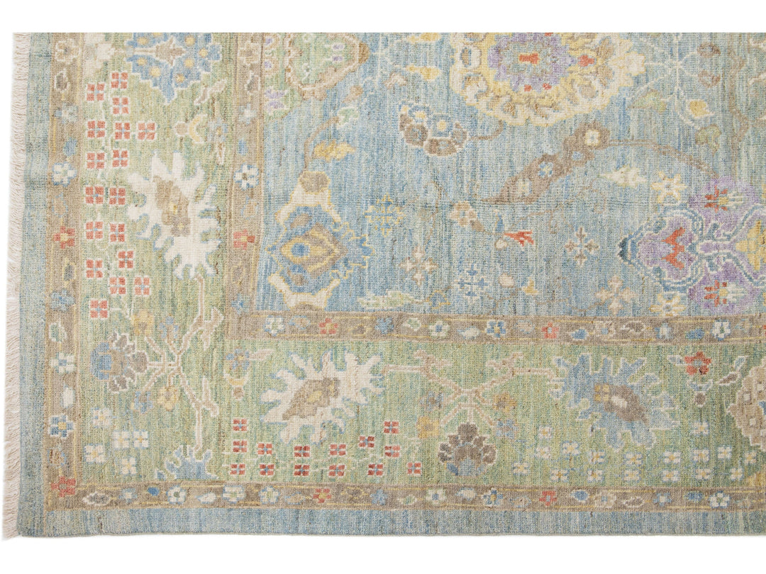 Modern Sultanabad Wool Rug 7 X 10