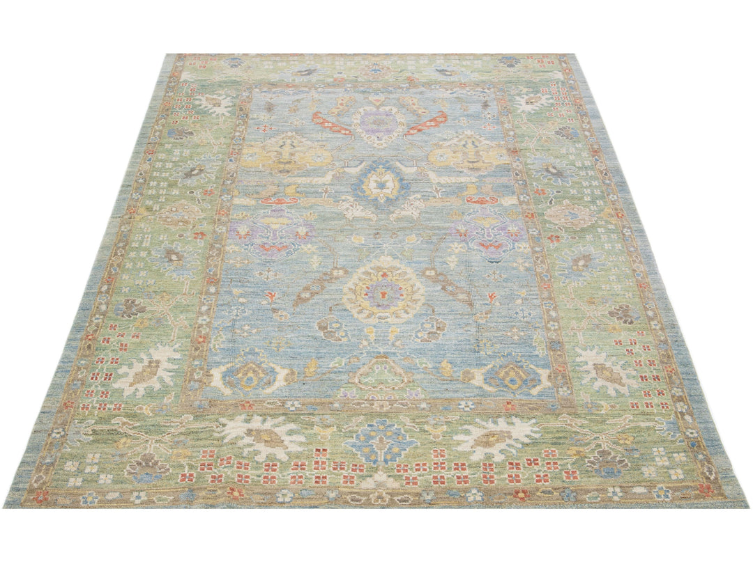 Modern Sultanabad Wool Rug 7 X 10