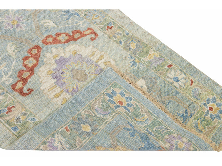 Modern Sultanabad Wool Runner 3 X 20