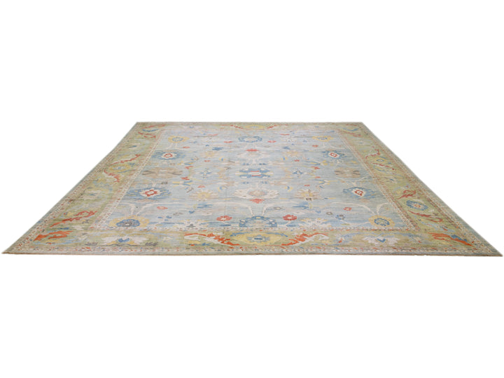 Modern Sultanabad Wool Rug 18 X 19