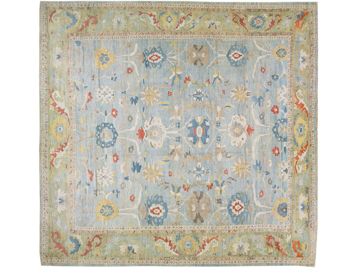Modern Sultanabad Wool Rug 18 X 19