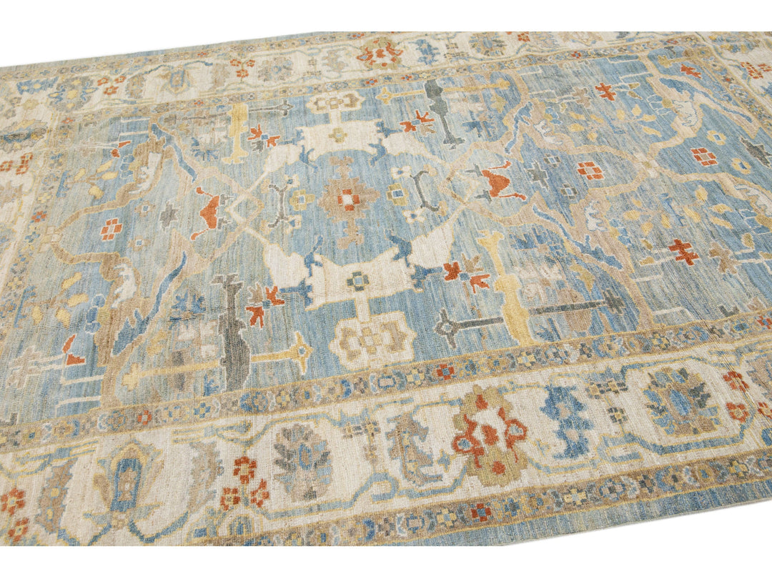 Modern Sultanabad Wool Rug 7 X 10