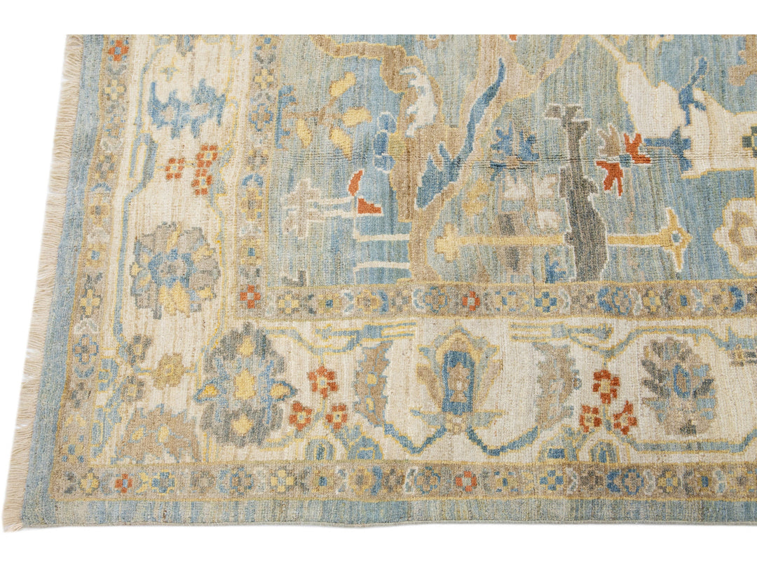 Modern Sultanabad Wool Rug 7 X 10