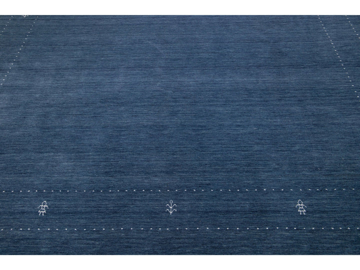Modern Gabbeh Wool Rug 9 X 12