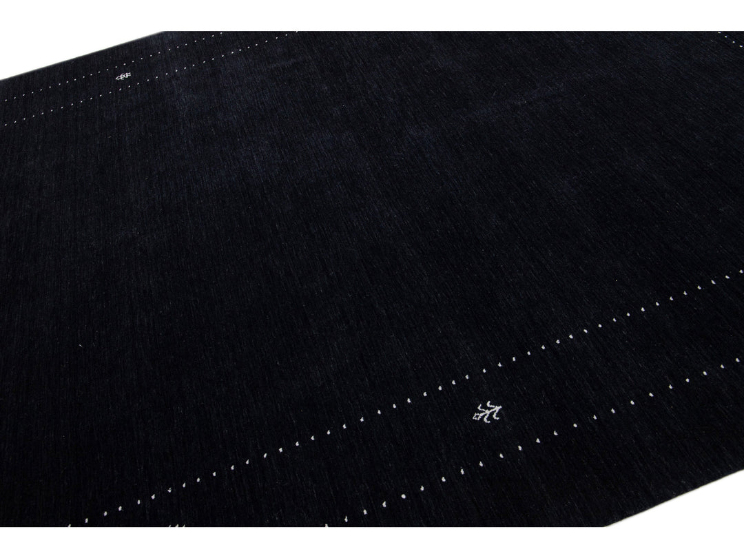 Modern Gabbeh Wool Rug 9 X 12