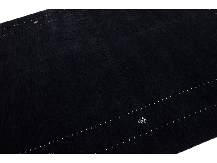Modern Gabbeh Wool Rug 9 X 12