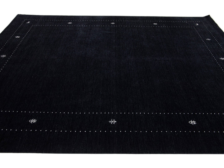 Modern Gabbeh Wool Rug 9 X 12