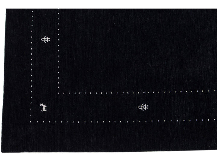 Modern Gabbeh Wool Rug 9 X 12