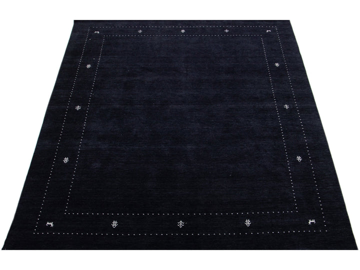 Modern Gabbeh Wool Rug 9 X 12