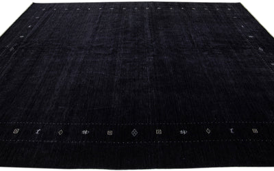 Modern Gabbeh Wool Rug 12 X 15