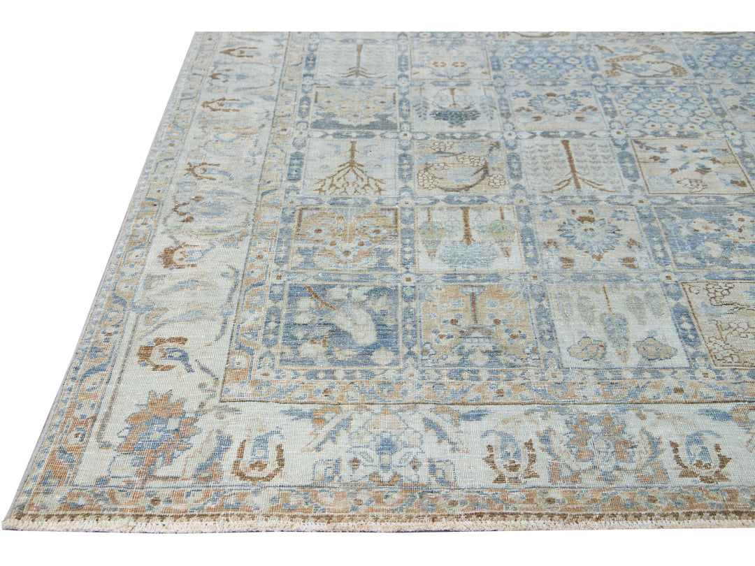 Antique Tabriz Wool Rug 8 X 12