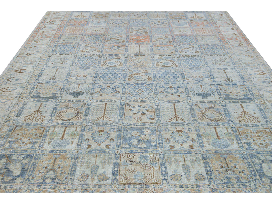 Antique Tabriz Wool Rug 8 X 12