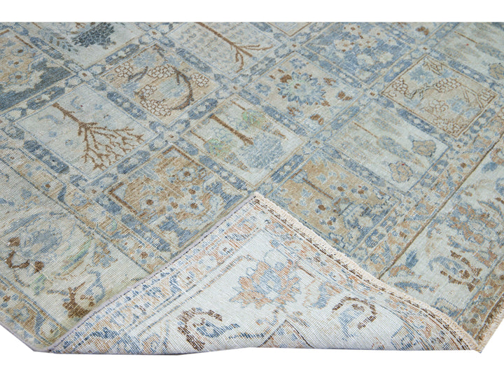 Antique Tabriz Wool Rug 8 X 12
