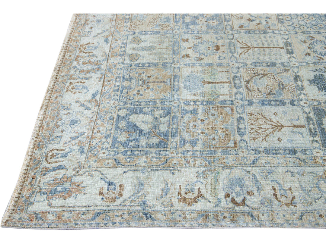 Antique Tabriz Wool Rug 8 X 12