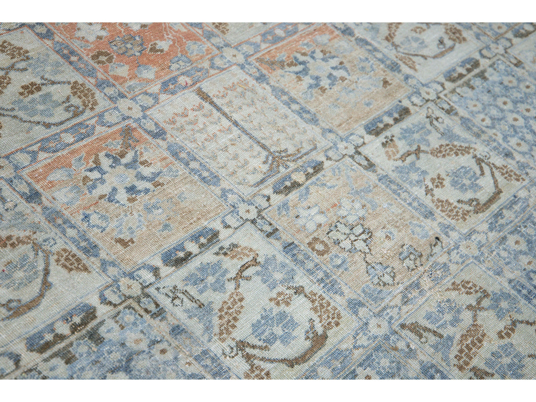 Antique Tabriz Wool Rug 8 X 12