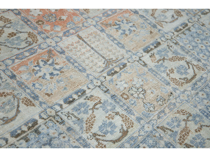 Antique Tabriz Wool Rug 8 X 12