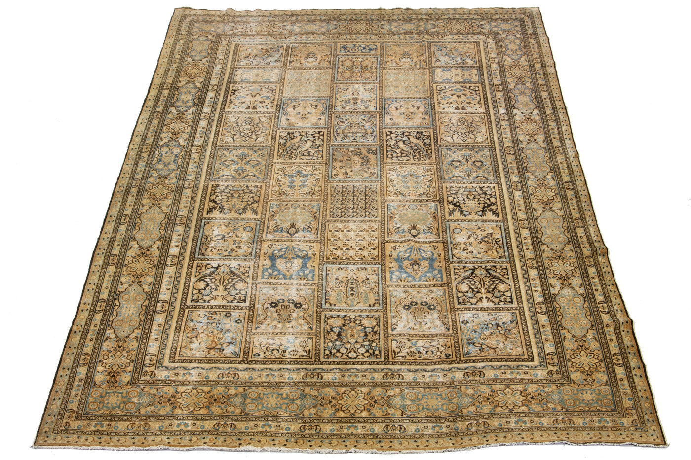 Antique Khorassan Wool Rug 11 X 17