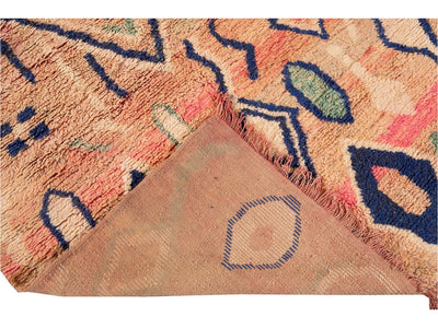 Vintage Azilal Moroccan Wool Rug 5 X 8