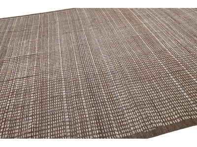 Modern Moroccan Wool Rug 9 X 12