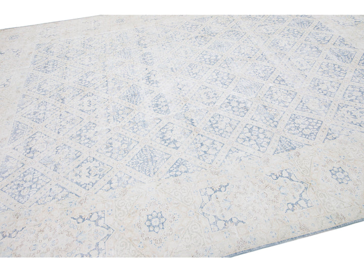 Antique Kerman Wool Rug 10 X 12
