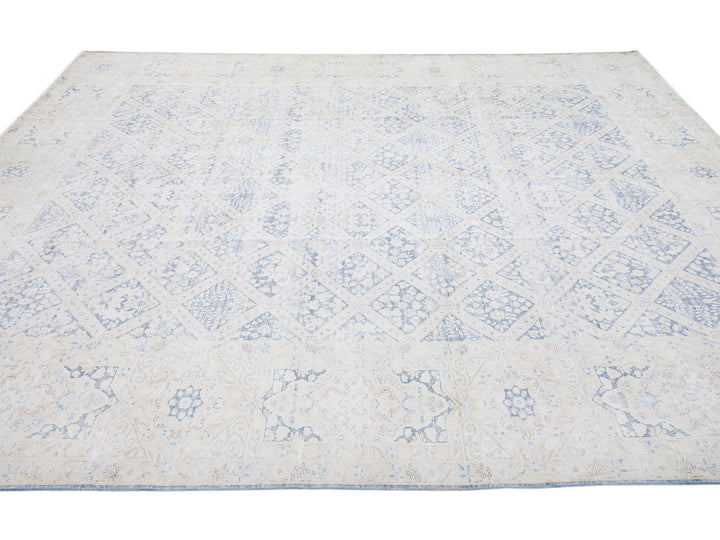 Antique Kerman Wool Rug 10 X 12