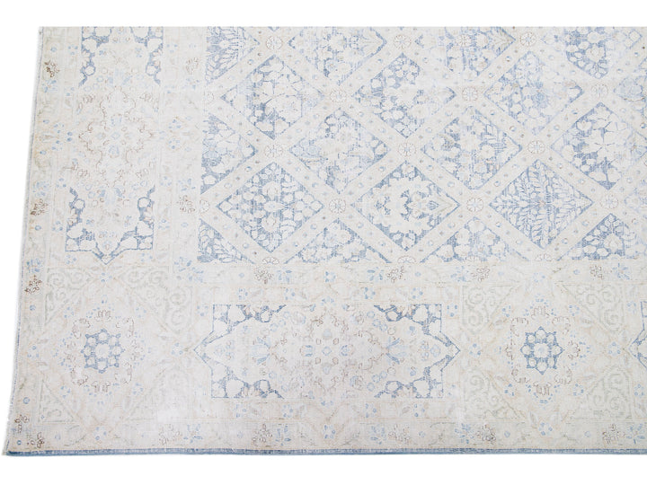 Antique Kerman Wool Rug 10 X 12
