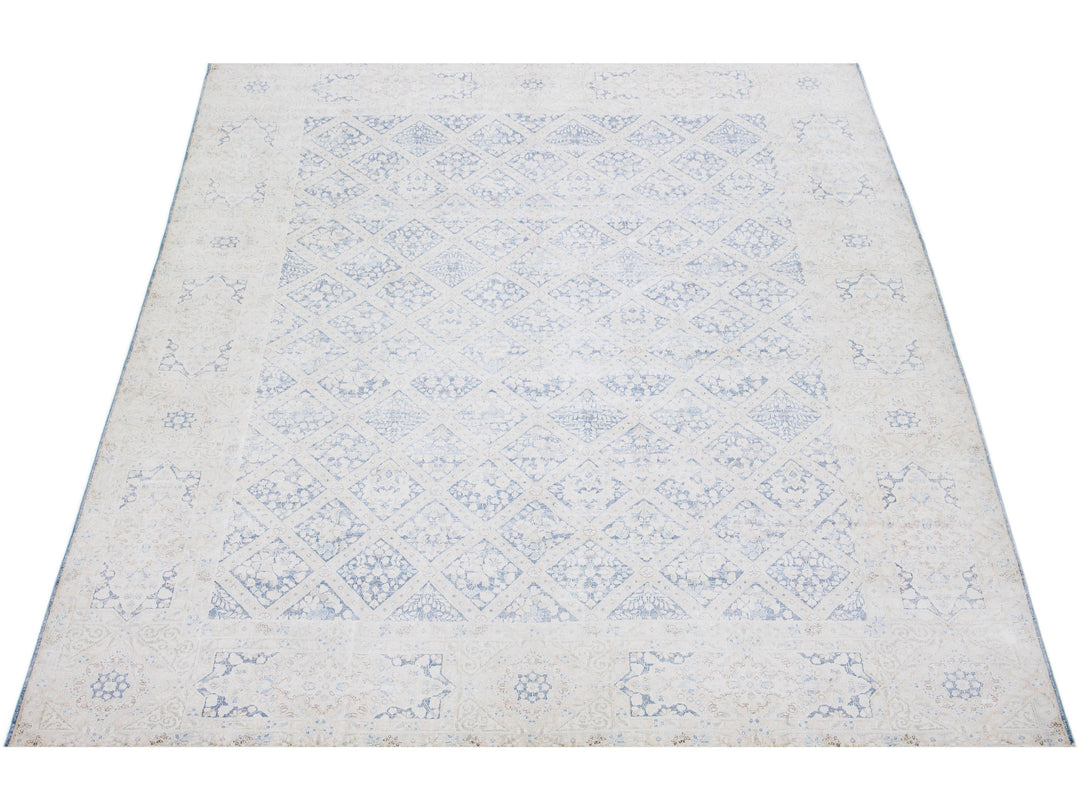 Antique Kerman Wool Rug 10 X 12