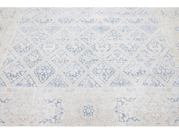 Antique Kerman Wool Rug 10 X 12