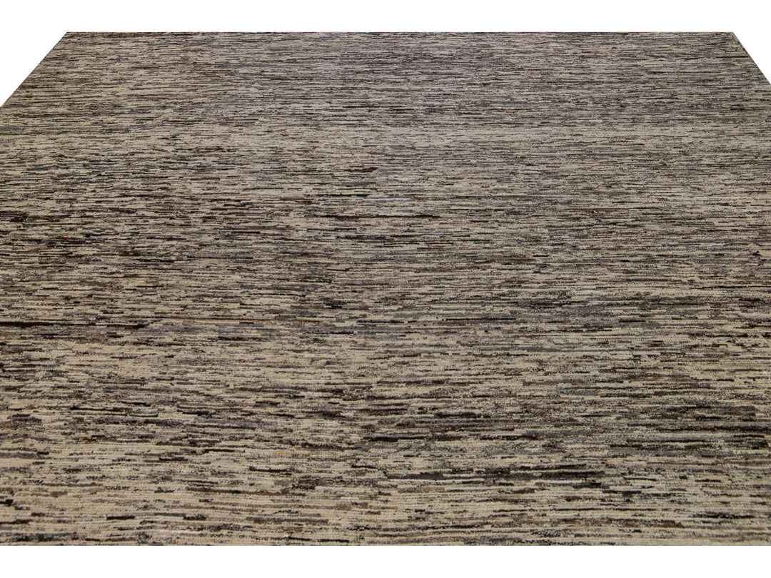 Modern Moroccan Wool Rug 10 X 14