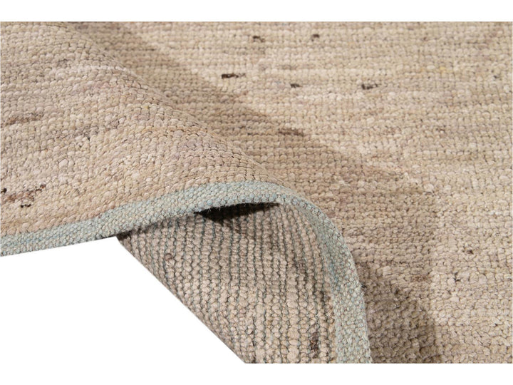 Modern Moroccan-Style Wool Rug 5 X 8