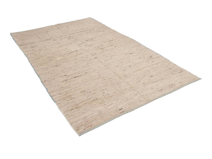 Modern Moroccan-Style Wool Rug 5 X 8