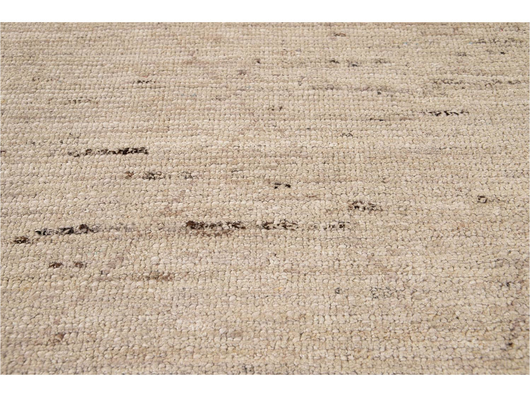 Modern Moroccan-Style Wool Rug 5 X 8