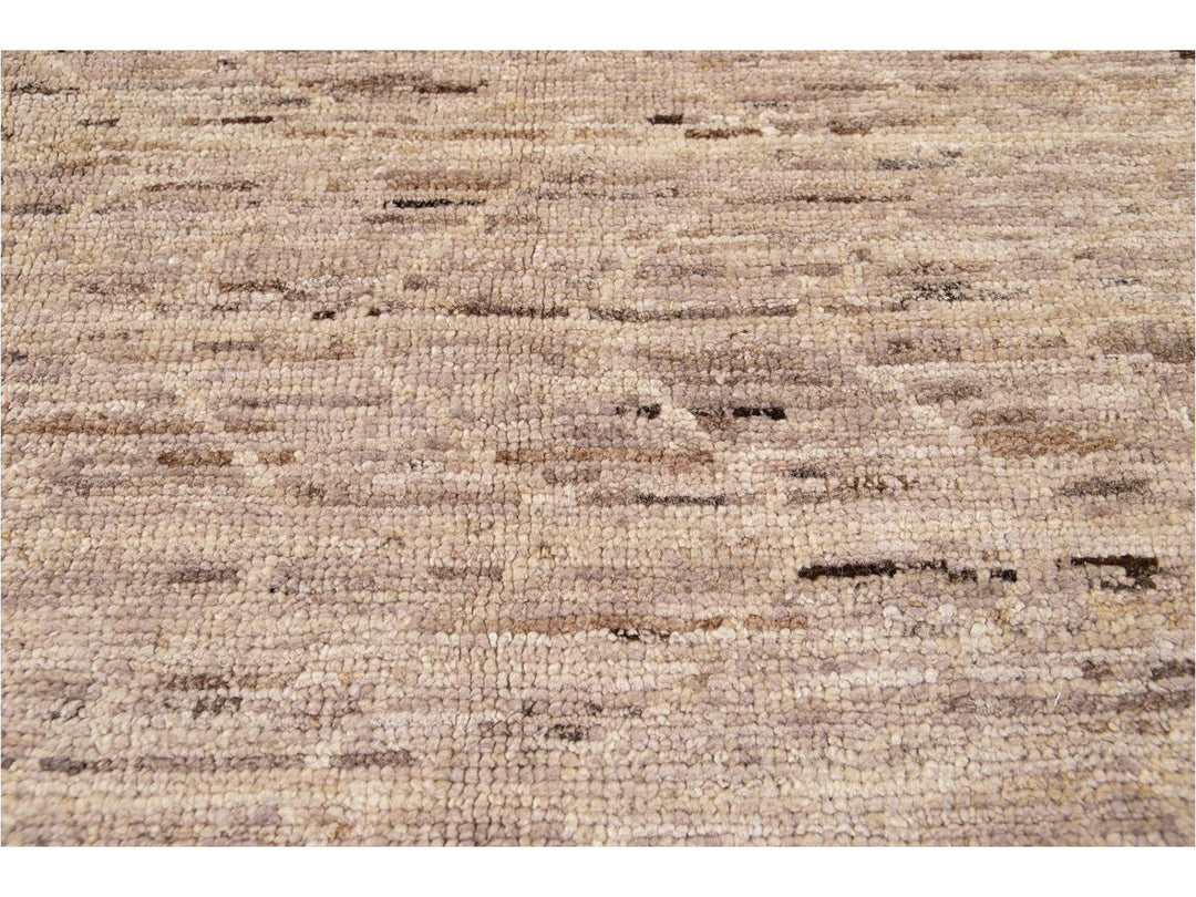Modern Moroccan-Style Wool Rug 9 X 12