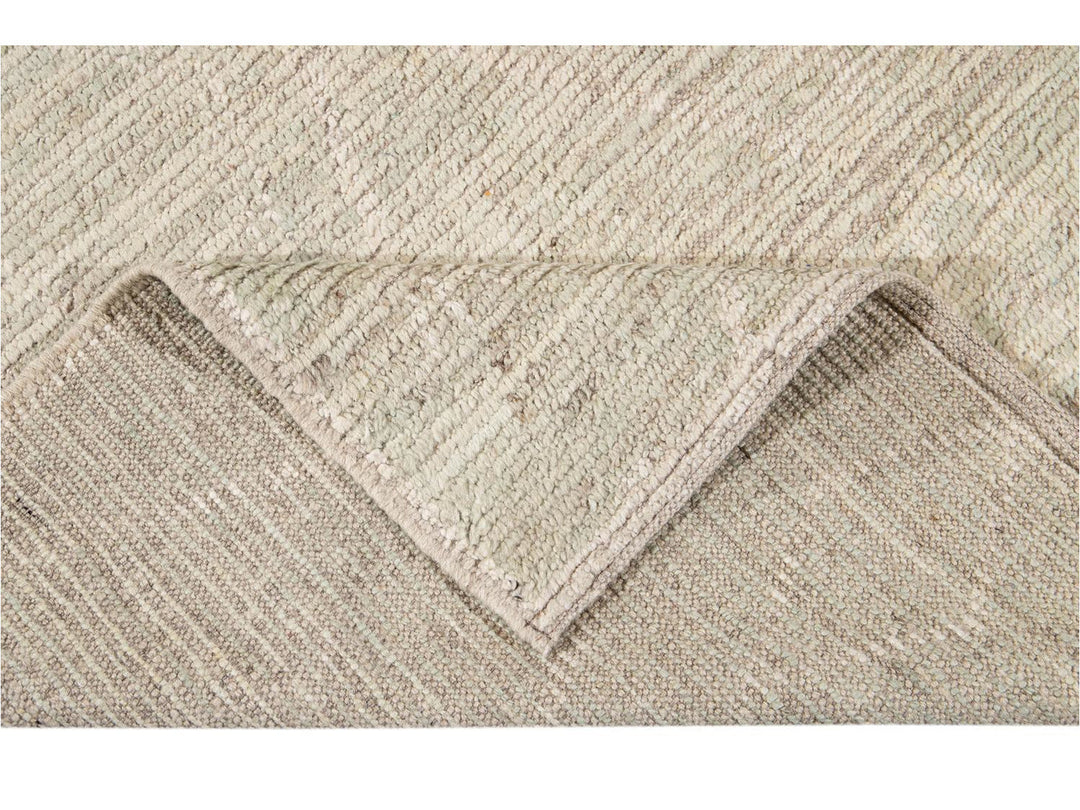 Modern Moroccan-Style Wool Rug 9 X 11