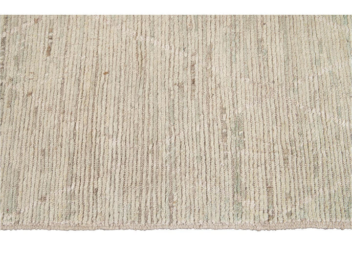 Modern Moroccan-Style Wool Rug 9 X 11