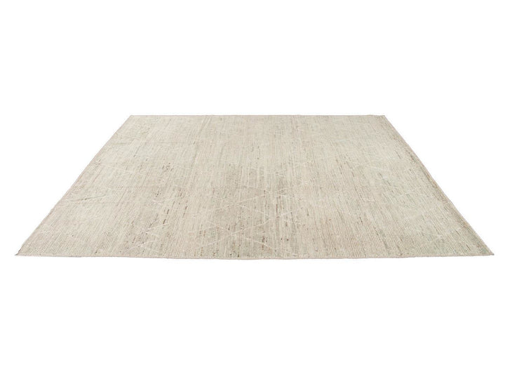 Modern Moroccan-Style Wool Rug 9 X 11